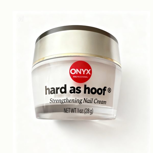 Heather's jar of Hard as Hoof nail strengthening cream